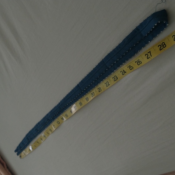 2/$10 Fabric Wrap Chokers, One floral, One Teal, Bundle If 2 - Picture 6 of 6